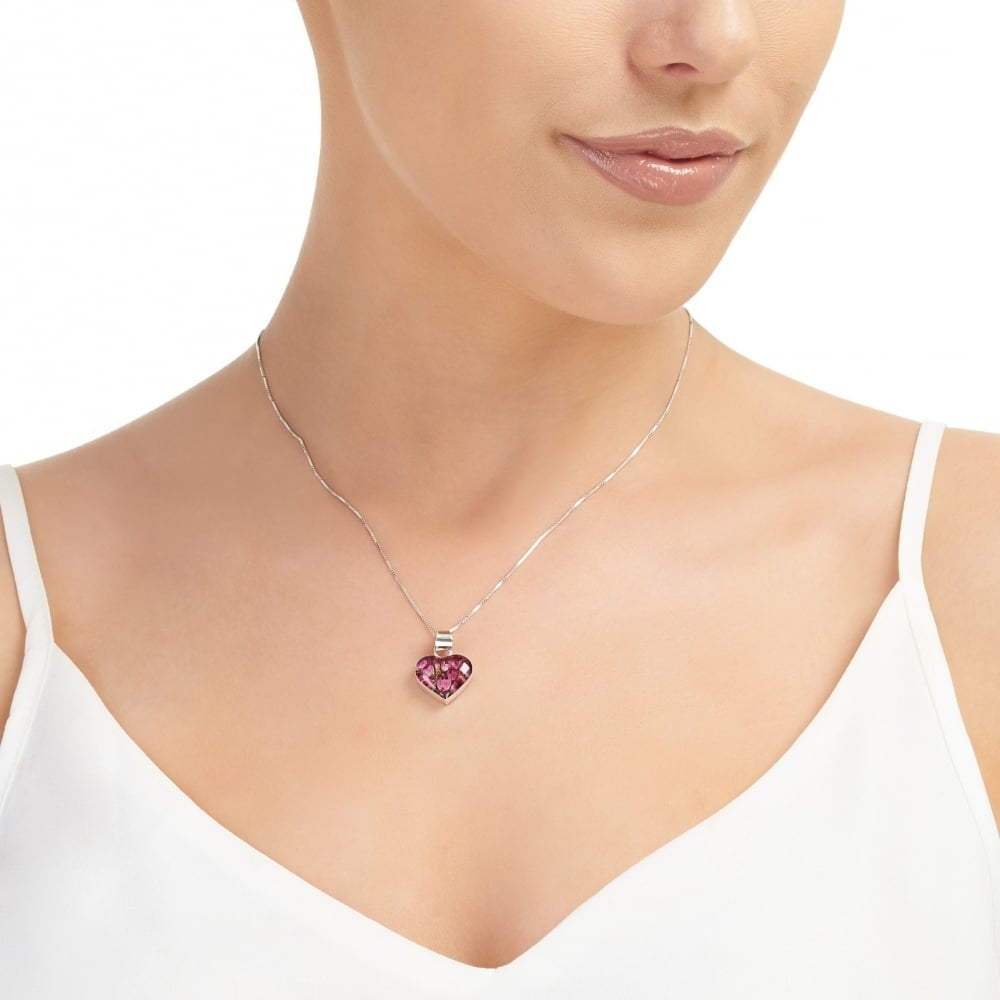 Silver Pendant - Heather - Small Heart