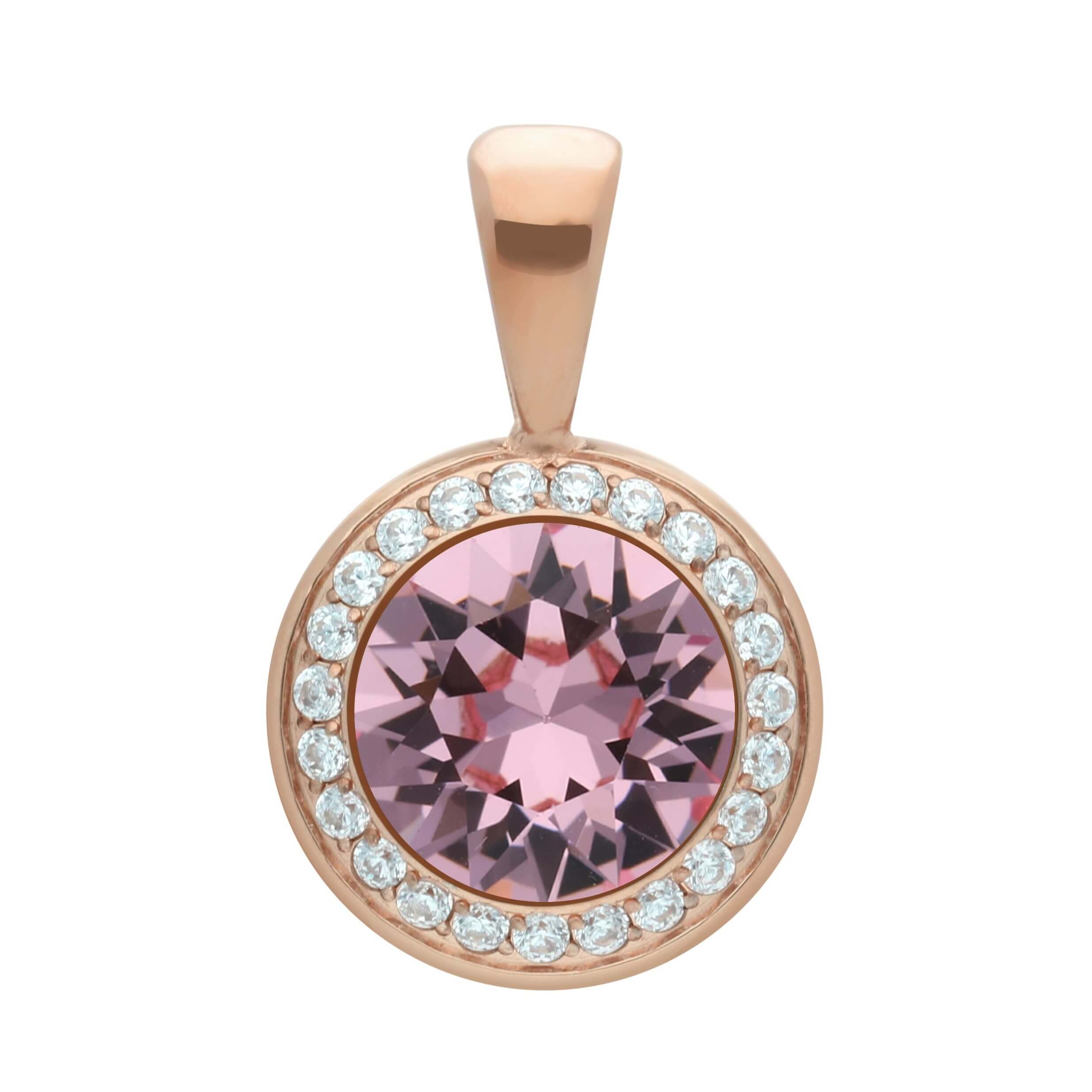 Light Rose Pendant TONDO Deluxe 13mm (RG/P)