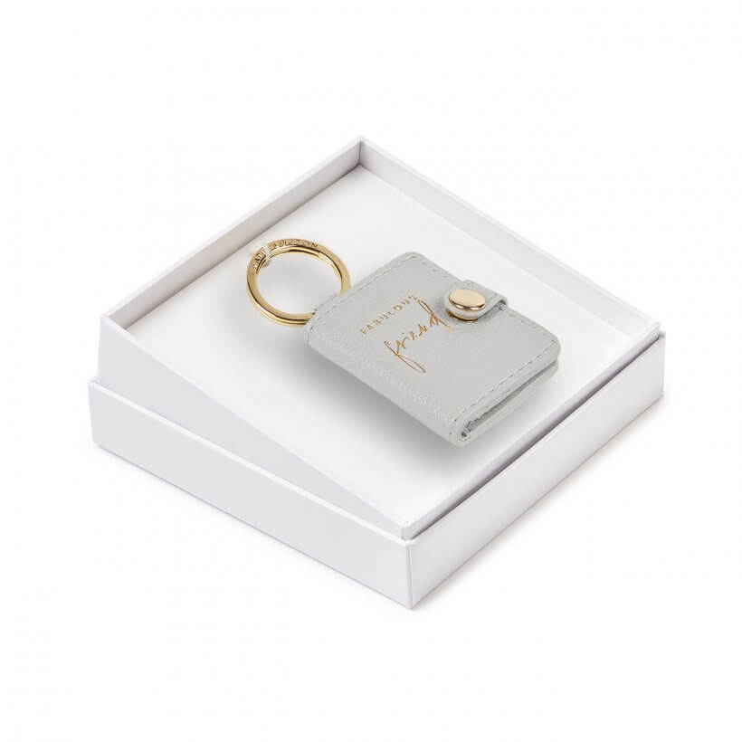 Beautifully Boxed Photo Keyring | Fabulous Friend | Grey