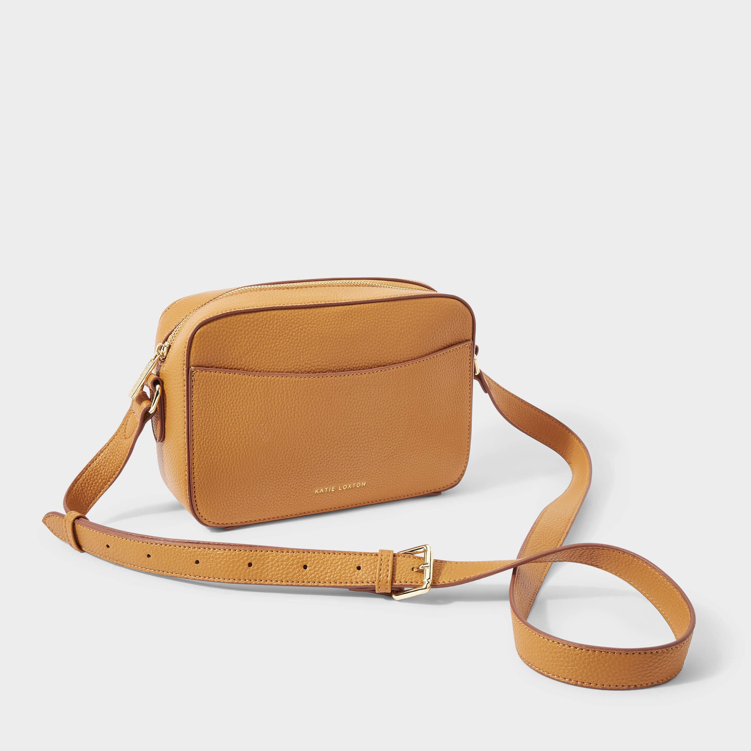 Cara Crossbody Bag | Dark Amber | 16 X 23 X 7.5cm