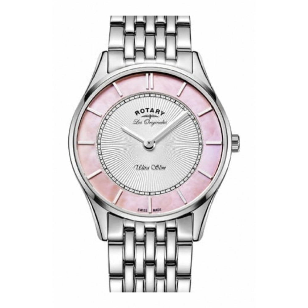 Ultra Slim Stainless Steel Ladies Wristwatch