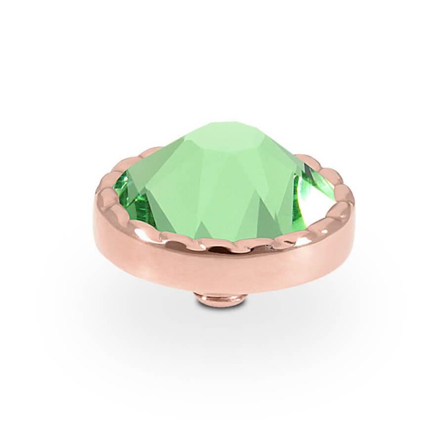 Bocconi Flat 9mm Peridot Top (Rg/P)