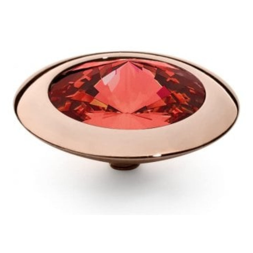 Famosa Rose Gold 16mm Tondo Ring Top Light Siam