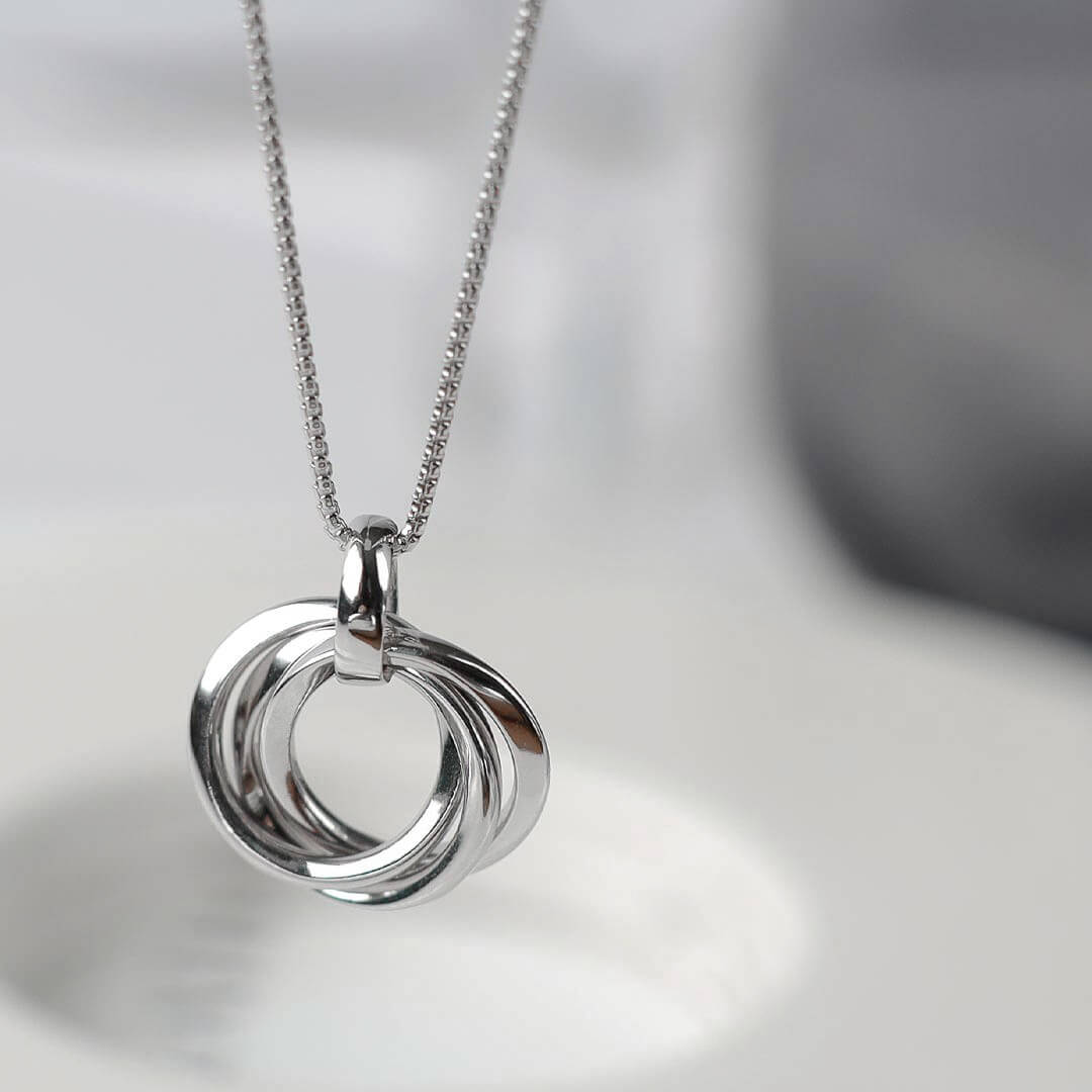 Bevel Trilogy Necklace