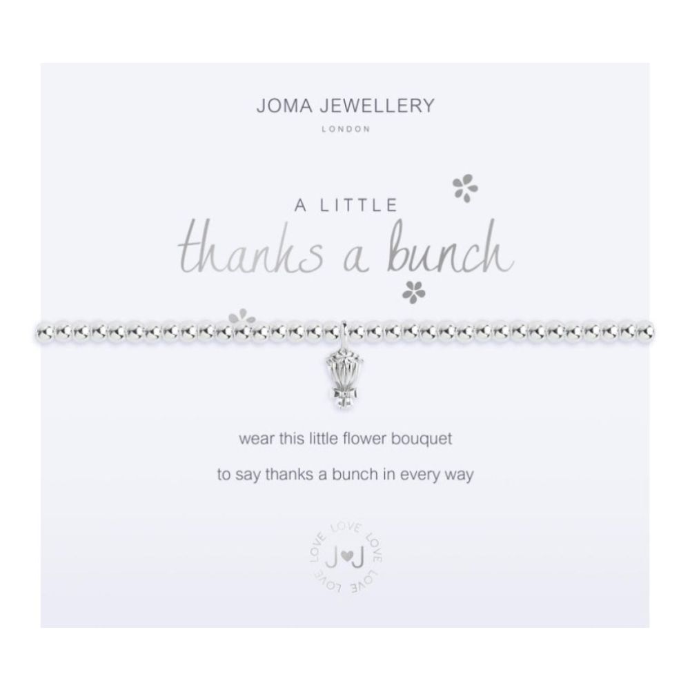 A Little - Thanks A Bunch - Silver- 17.5cm Stretch Bracelet