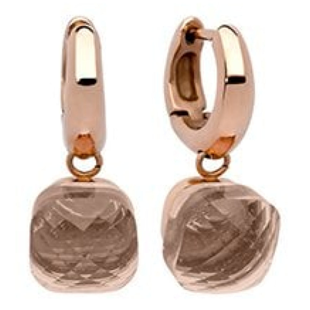 Creole "Firenze" Big (Rg/P) Vintage Rose Earrings