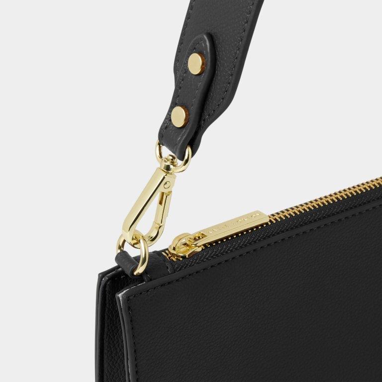 Reya Small Shoulder Bag - Black