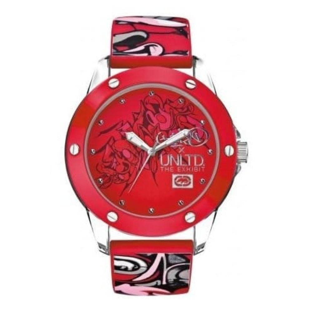 The Tran SUIKO Red Silicone Strap Watch