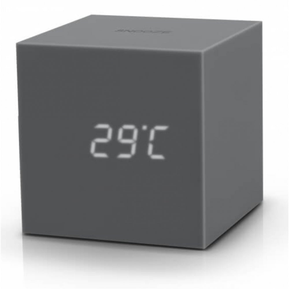 Gravity Cube Click Clock ������ Grey