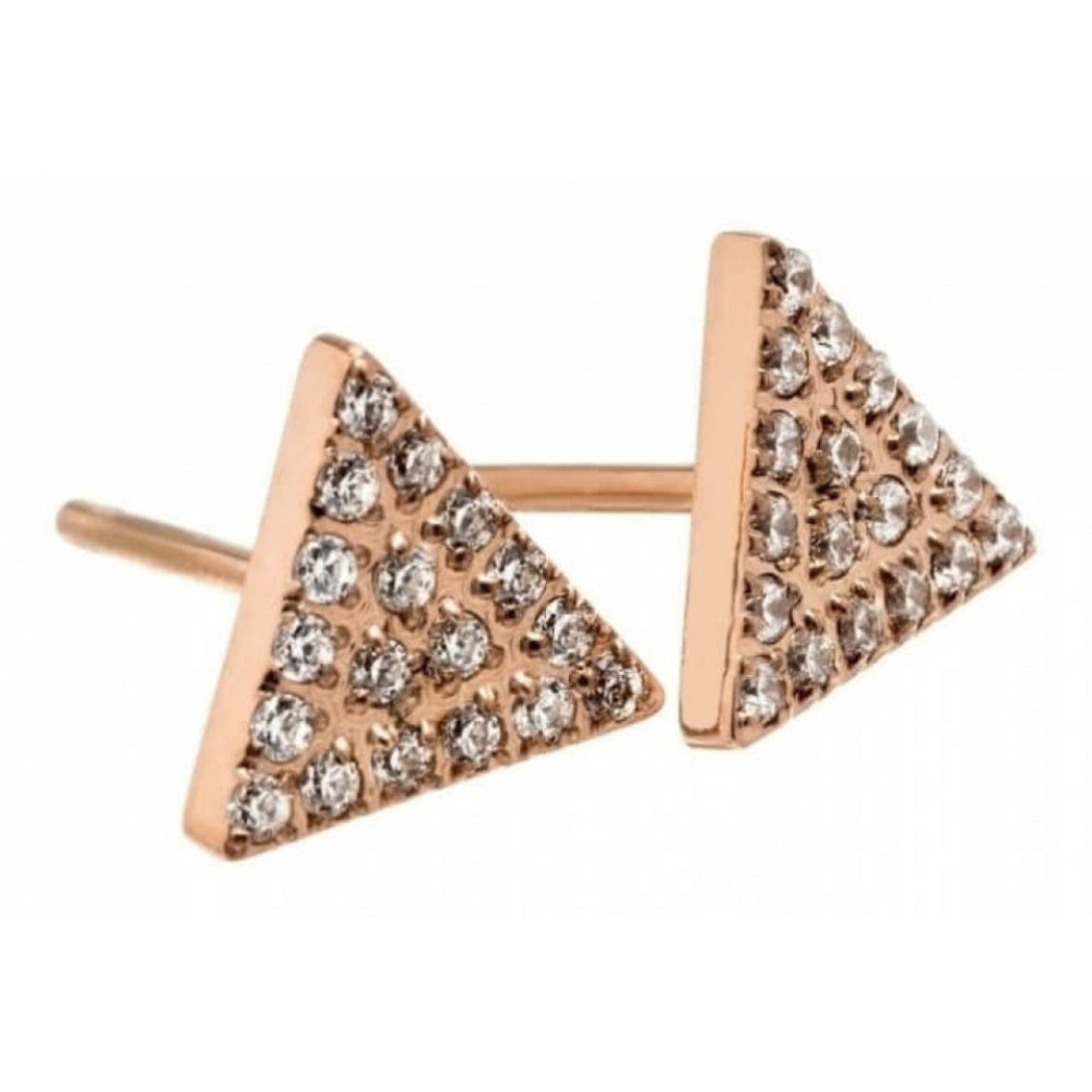 Mountain Studs Rose Gold