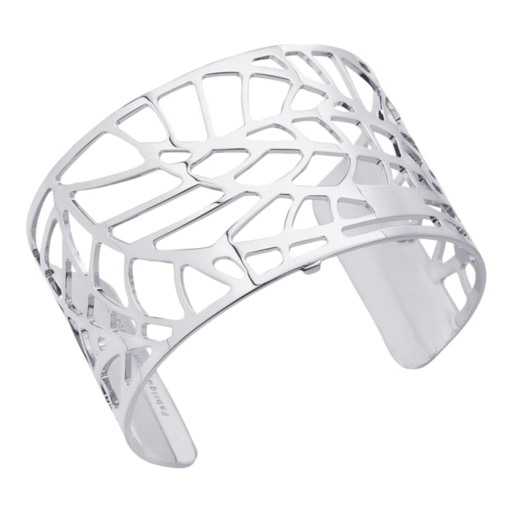 Silver Plated Fern Patteren 40MM Cuff