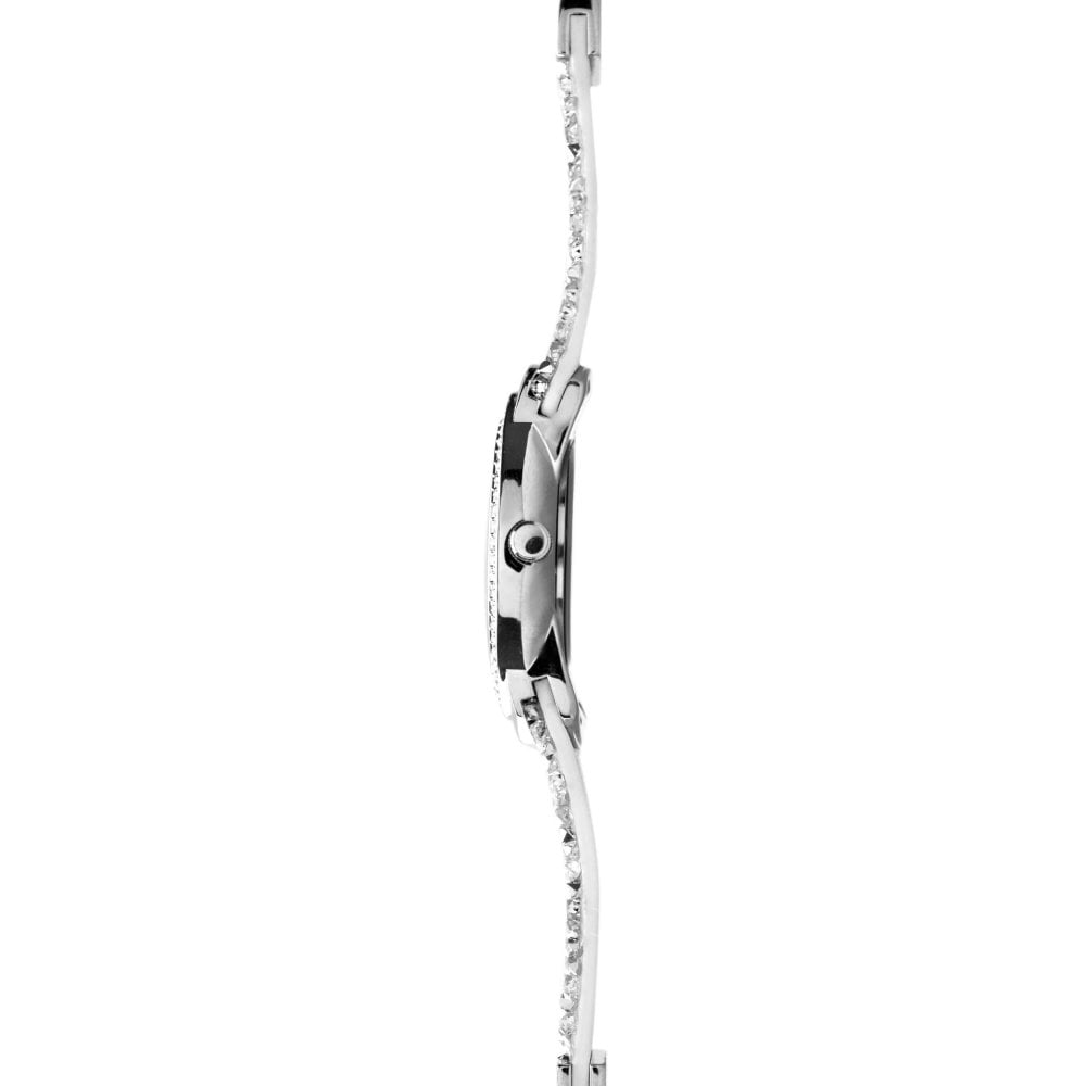 Silver Crystal Bracelet Ladies Watch