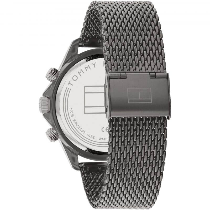 Miles Grey Chronograph Dial Mesh Strap Watch