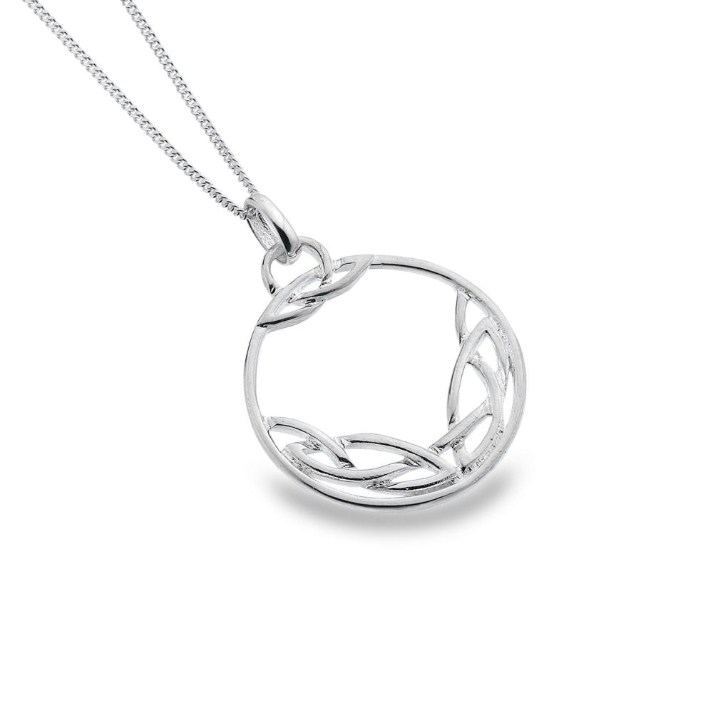 Celtic Knotwork Circle Pendant Necklace