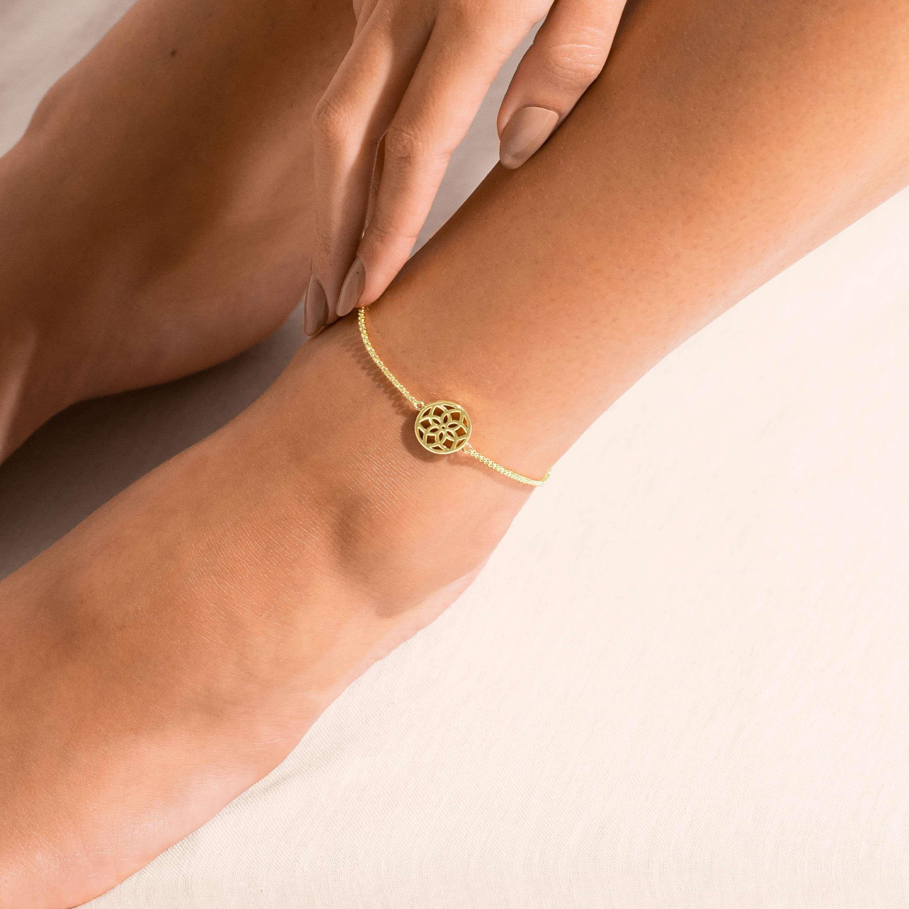 Anklet | Gold Dreamcatcher | Gold | 26cm Adjustable