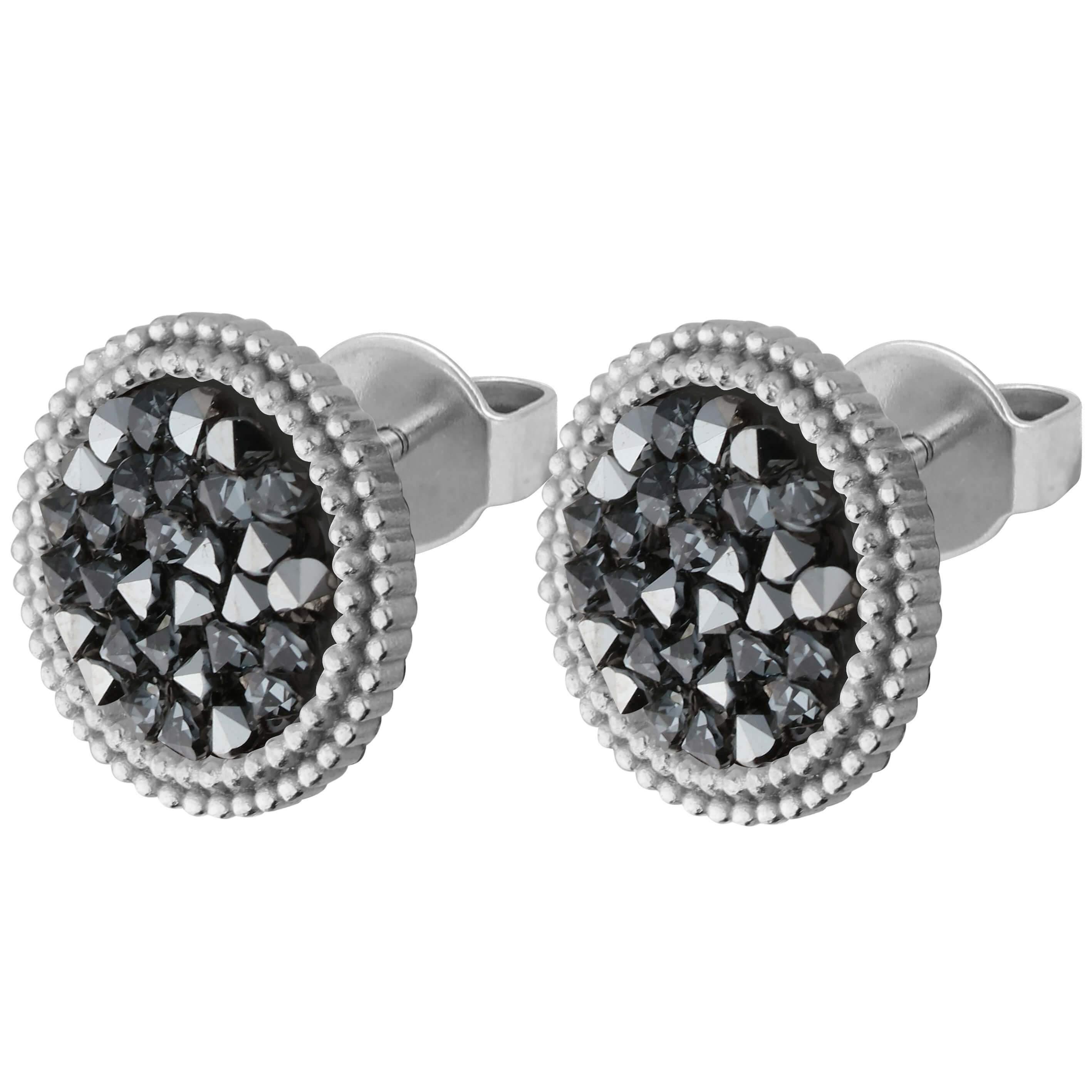 Fabero Flat (S/P) 15mm Metallic Silver Stud