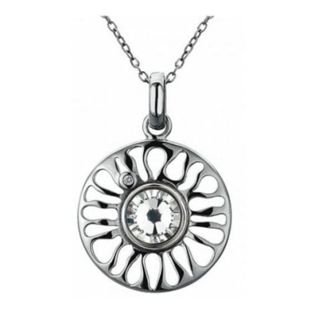 Ladies Sundial Swarovski Elements Diamond Necklace