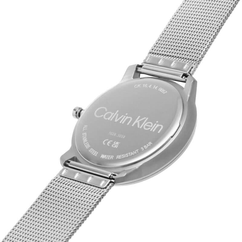Iconic Blue CK Dial & Steel Mesh Strap Watch
