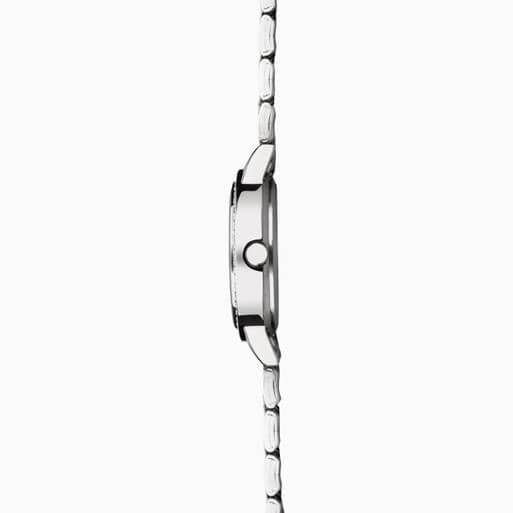 Charlotte Silver Dial With Silver Case & Alloy Bracelet Strap Ladies Watch