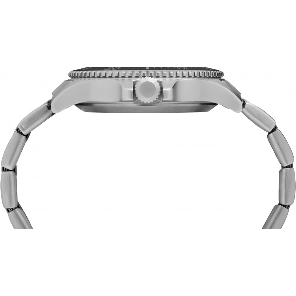 Expedition Ranger Stainless Steel Bracelet Black Dial Watch