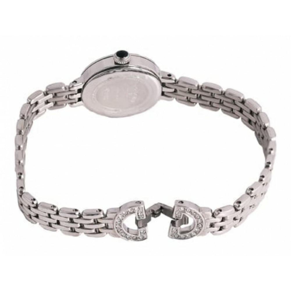Stainless Steel White Dial & Bracelet Strap Ladies Wristwatch