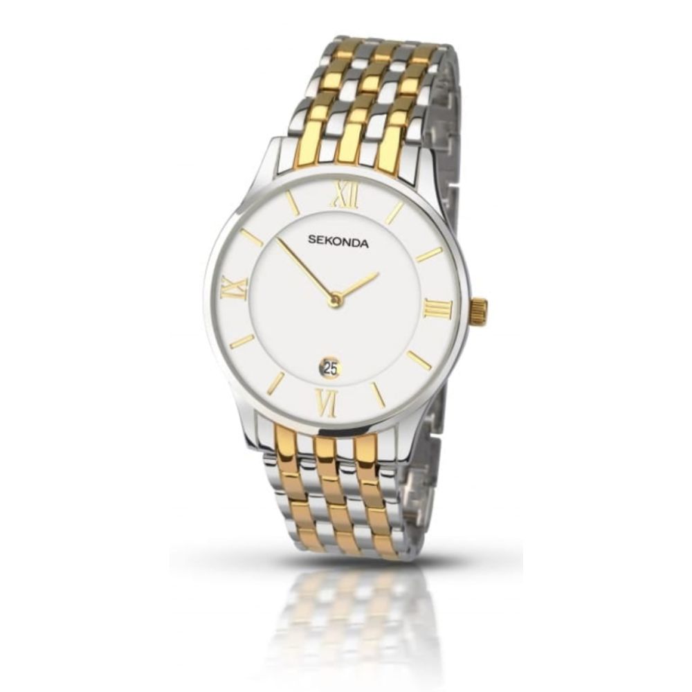 Men's Two Tone Stainless Steel Watch