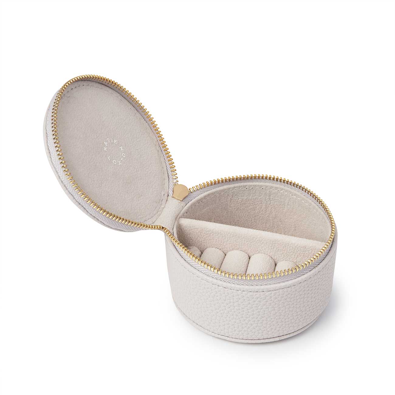 Tassel Small Circle Jewellery Box | Sparkle | Grey