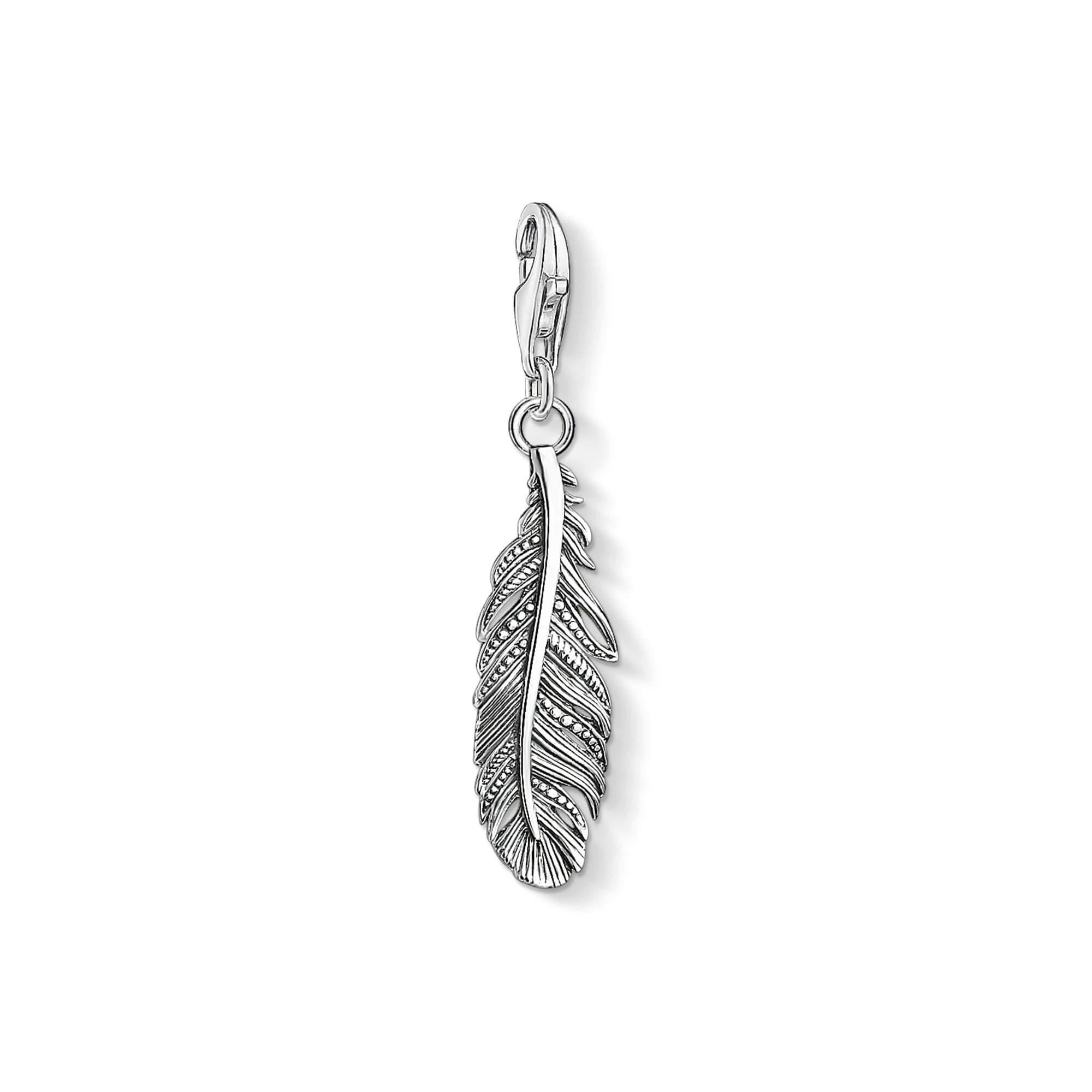 Rebel Feather Charm Pendant