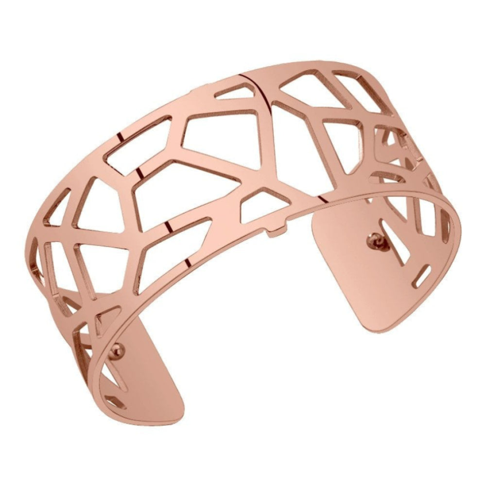 Rose Gold Plated Giraffe Pattern 25mm Cuff