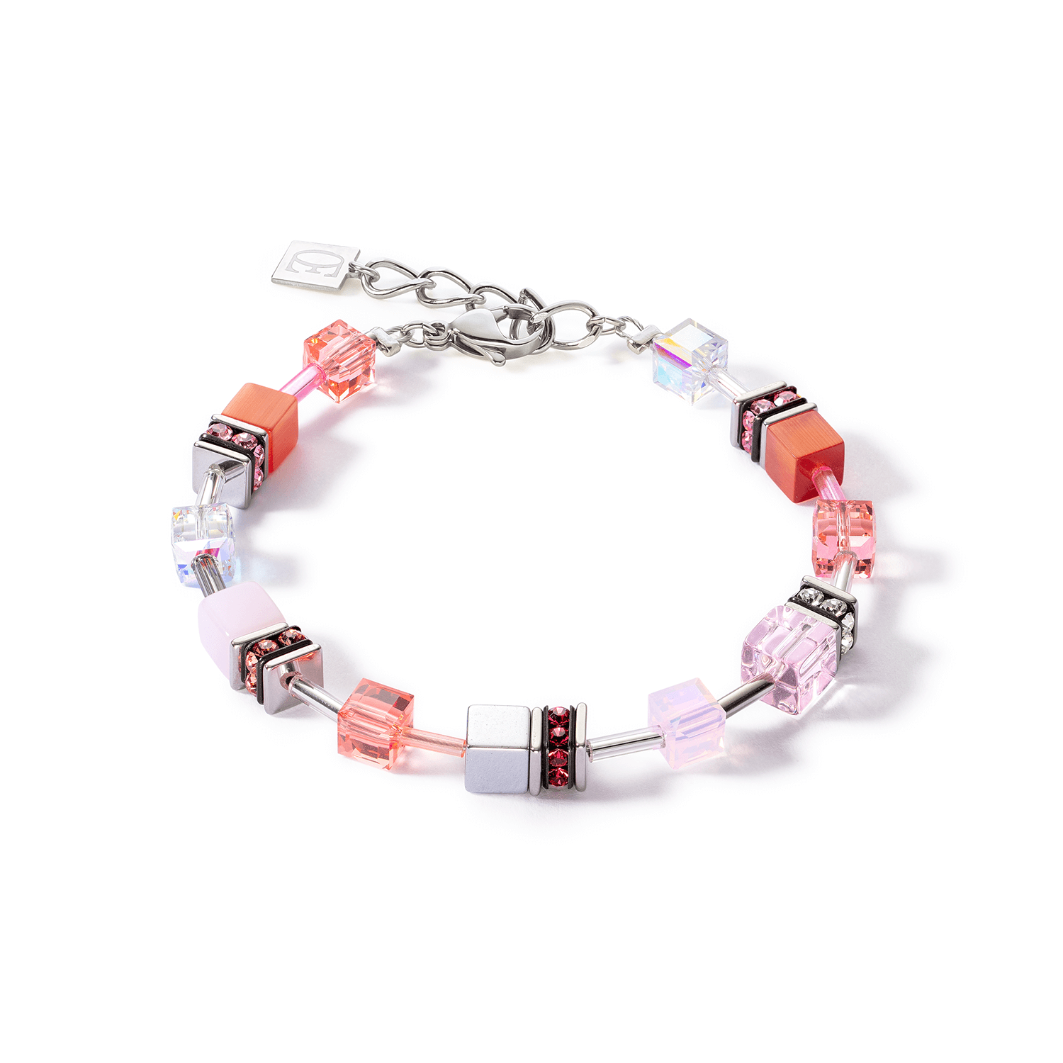 GeoCUBE Iconic Joyful Red Colour Bracelet