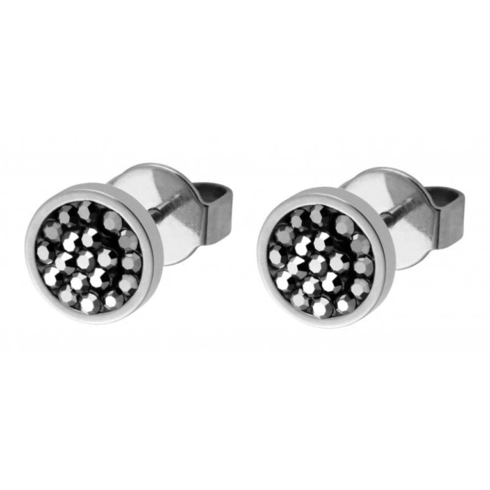 Ohrstecker CETTA Mini (S/P) Hematite Stud Earrings