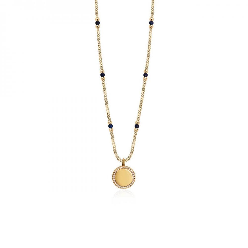 Wellness Gems | Gold | Lapis Lazuli Necklace | 45cm With 5cm Extender