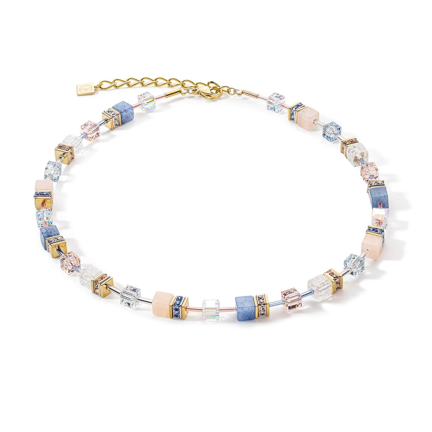 Light Blue GeoCUBE Iconic Precious Necklace