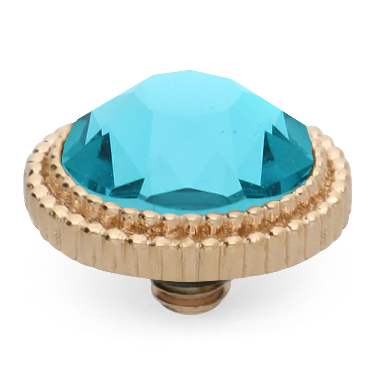 Fabero Flat (G/P) 10mm Blue Zircon Top