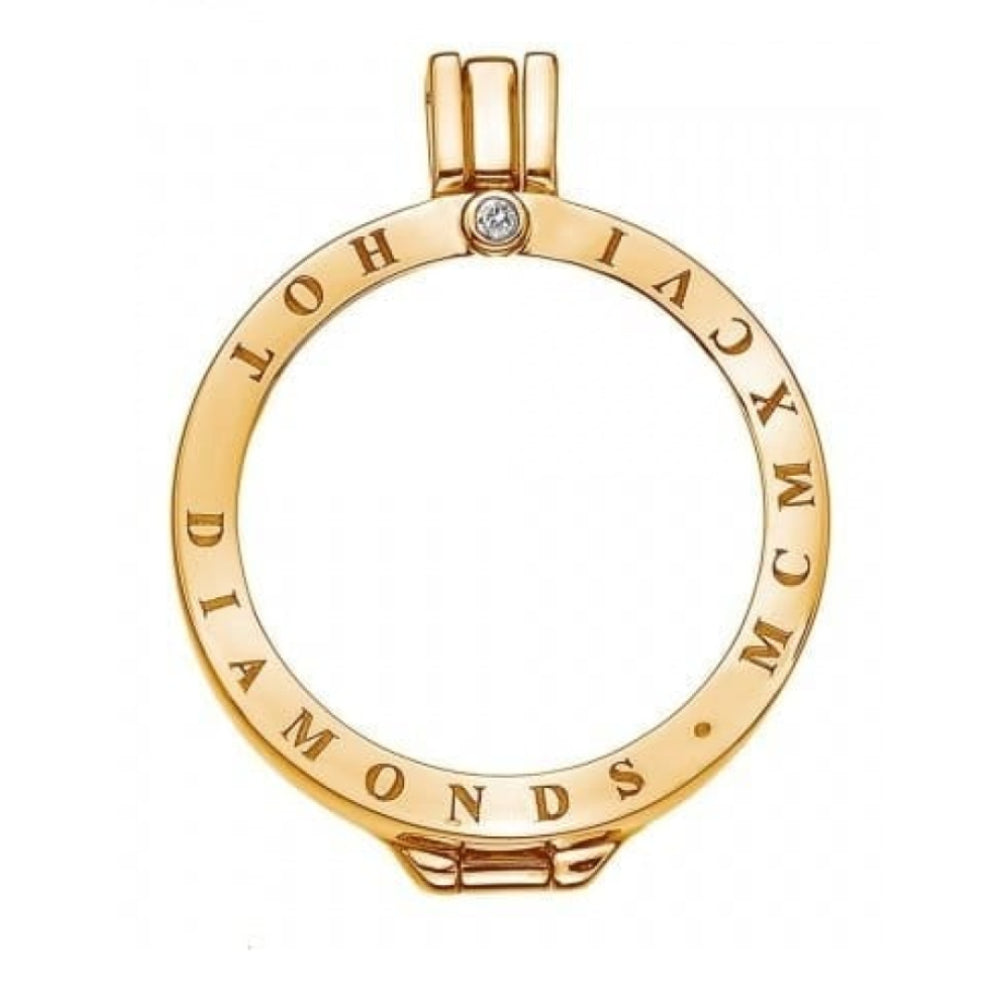 Gold Plated 25 mm Coin Keeper