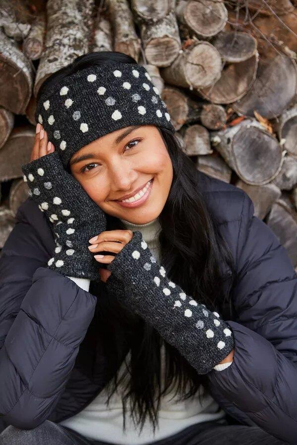 Kew Headband Charcoal