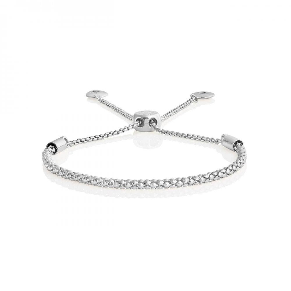 Bracelet Bar Silver Friendship Bracelet 25cm Adj