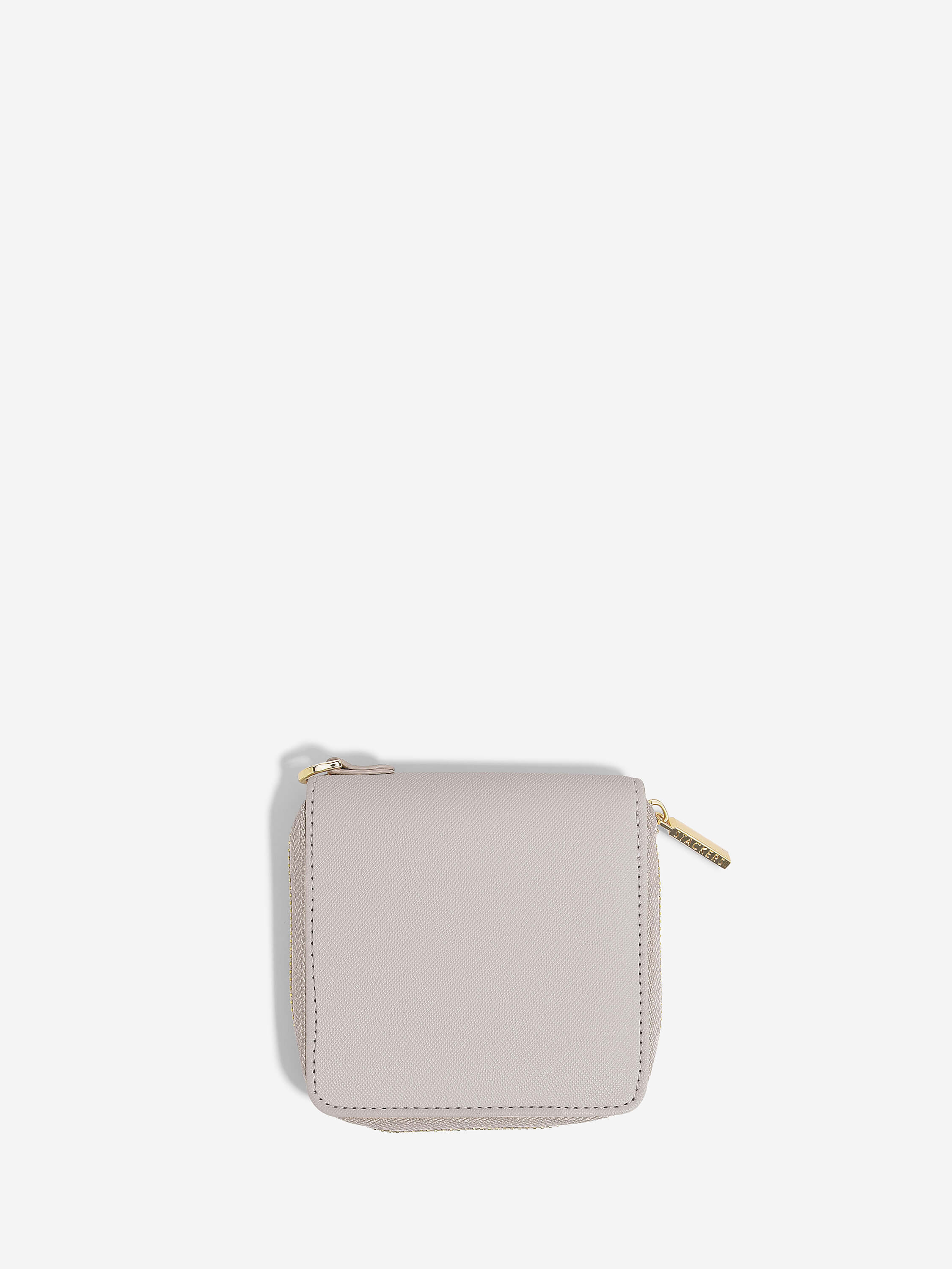 Taupe & Gold Compact Jewellery Roll