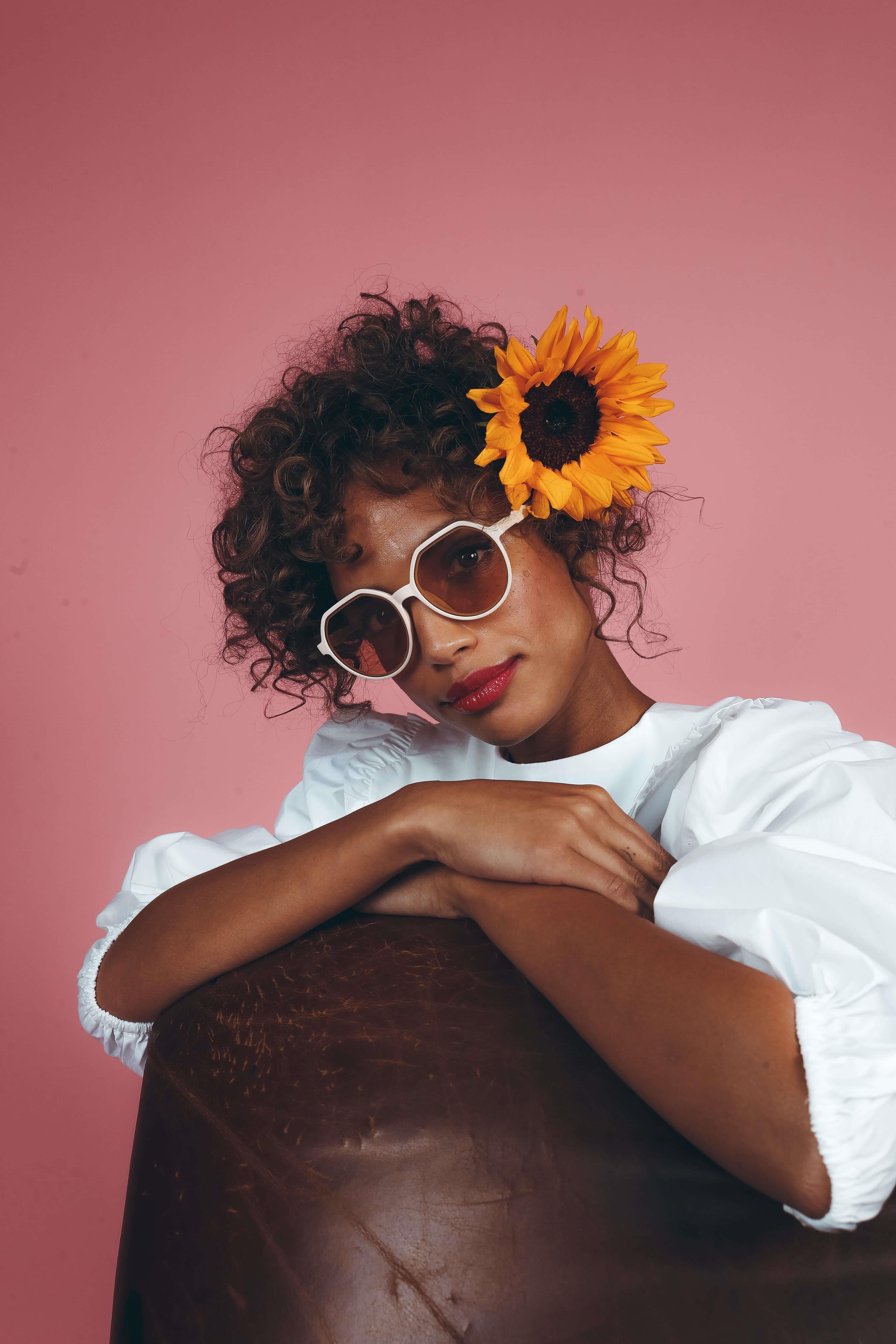 Katya - Cream Sunglasses