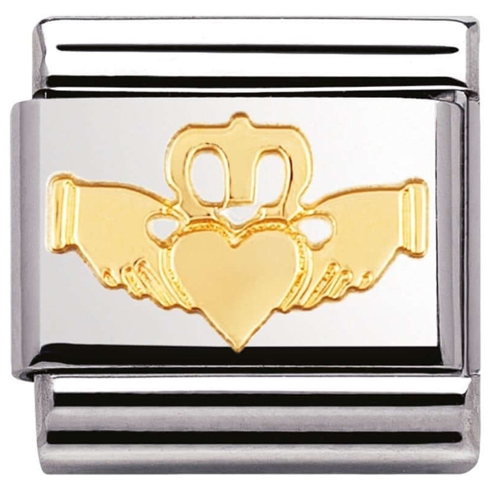 Classic Gold Claddagh Link