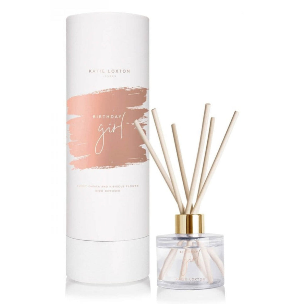 Sentiment Reed Diffuser | Birthday Girl | Sweet Papaya & Hibiscus Flower | 100ml
