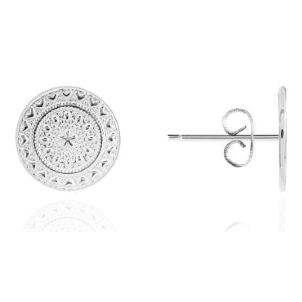 Zaria | Silver Coin Studs