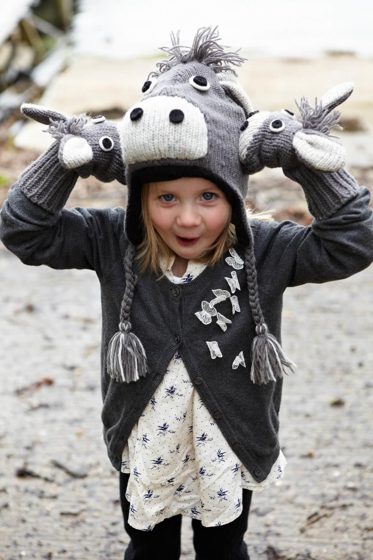 Kids Animal Hat - Donkey
