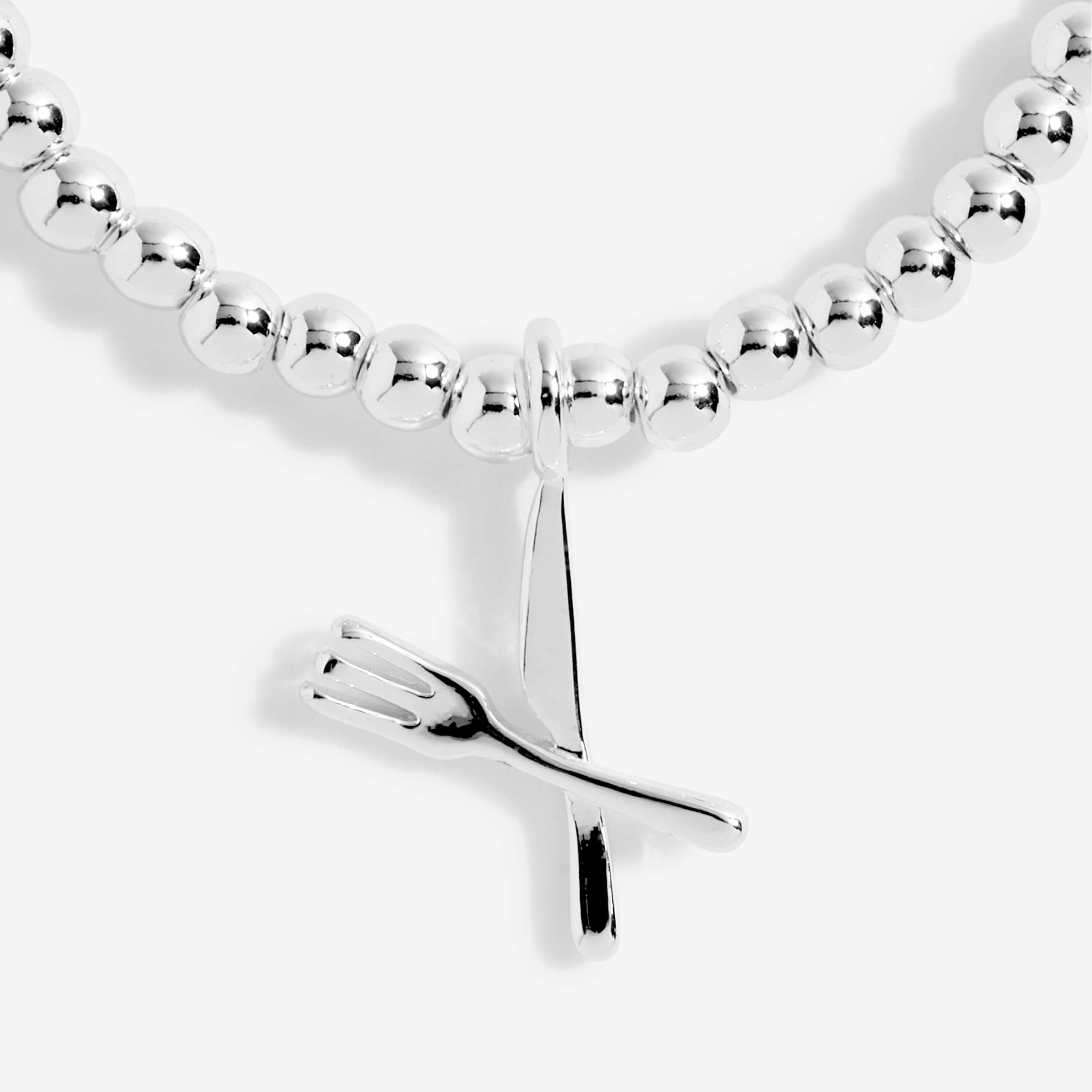 A Little | Fabulous Foodie | Silver | Bracelet | 17.5cm Stretch