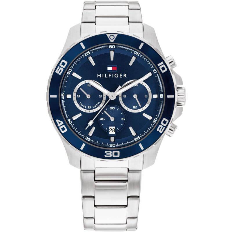 Jordan SS Blue Chronograph Dial & Bracelet Strap