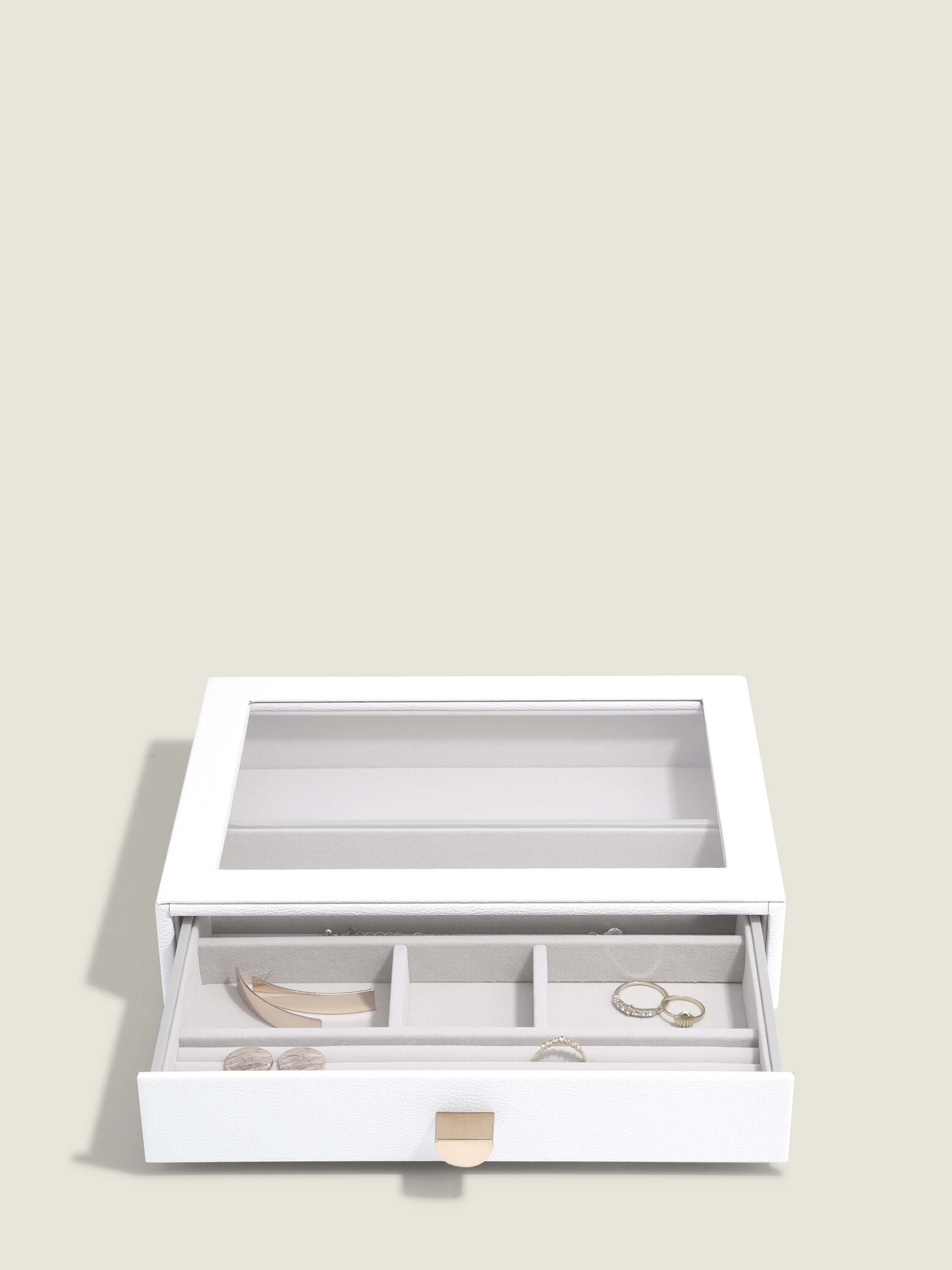 Pebble White Classic Drawer Set Of 3