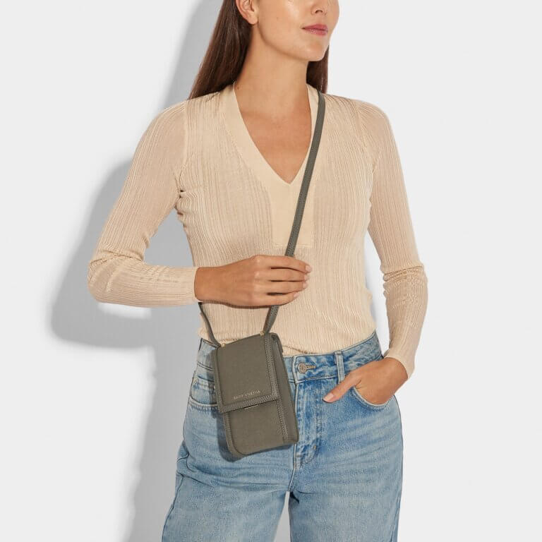 Amalfi Canvas Cell Bag Khaki