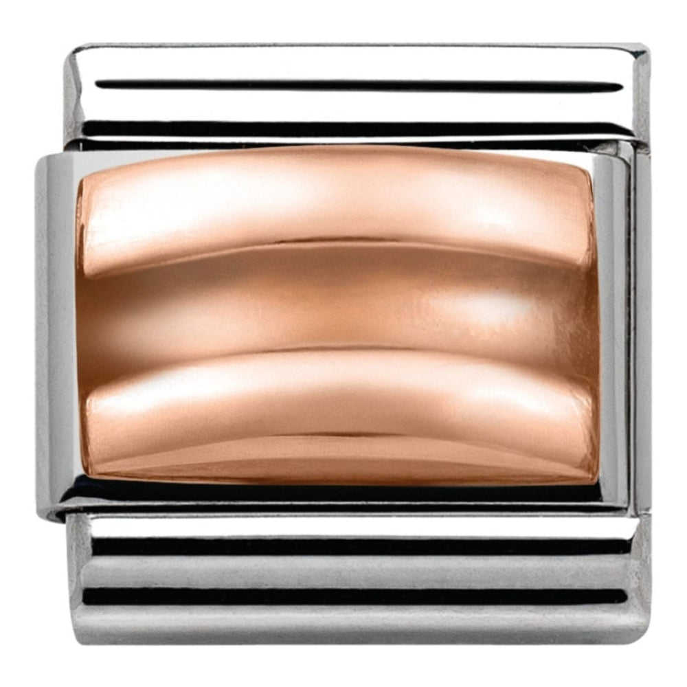 Classic Rose Gold Groove Link