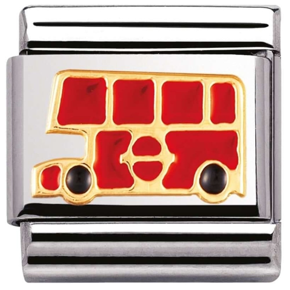 Classic Enamel London Bus Link