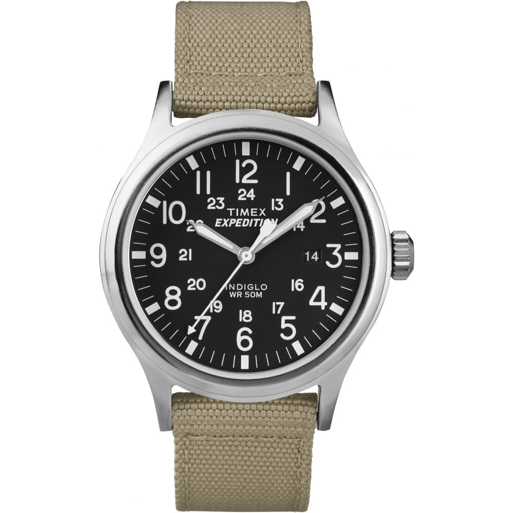 EXPEDITION METAL SCOUT TAN NYLON STRAP
